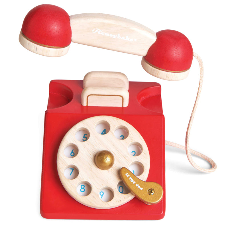 Le Toy Van HoneyBake Wooden Vintage Phone