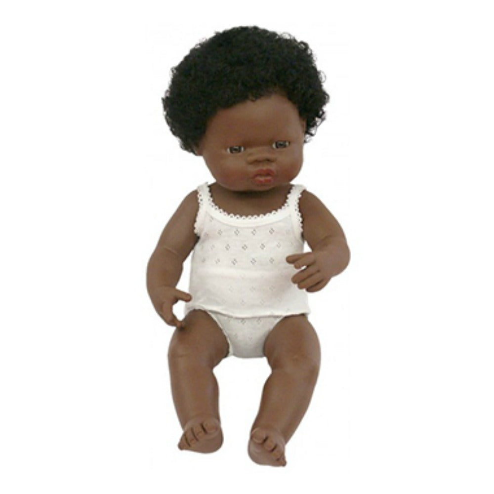 Miniland Doll African Girl – 38cm