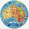 Sassi Travel Learn and Explore - Australia Map - 205 pcs