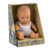 Miniland Doll Baby Caucasian Girl – 21cm