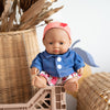 Miniland Doll Baby Latin American Girl – 21cm