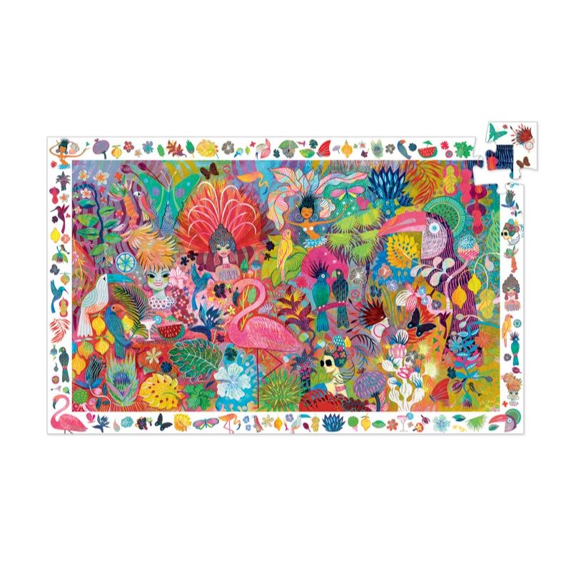 Djeco - Rio Carnaval 200pc Observation Puzzle