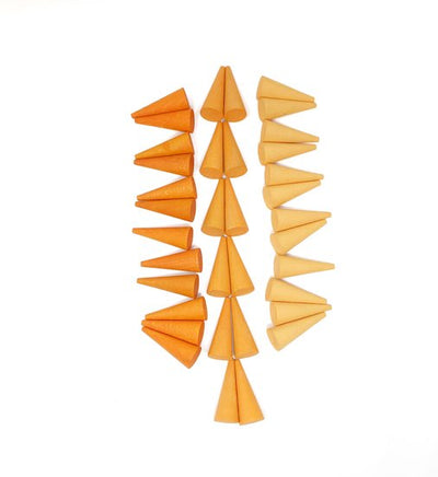 Grapat Mandala - Orange Cones
