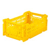 Lillemor Lifestyle Ay-Kasa Mini Folding Crate - Yellow