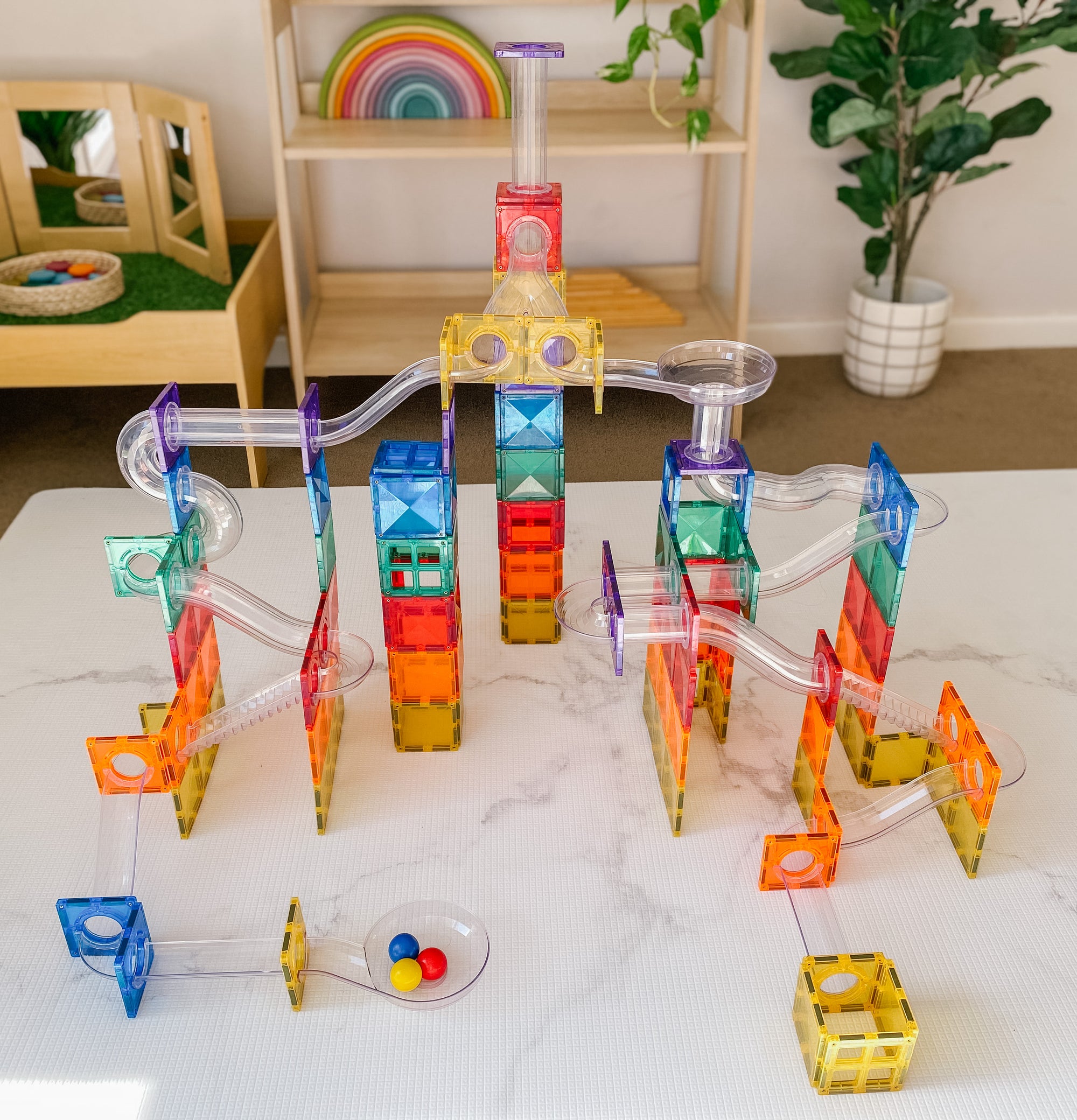 Learn and Grow vs Connetix Magnetic Marble Runs - how do they compare?