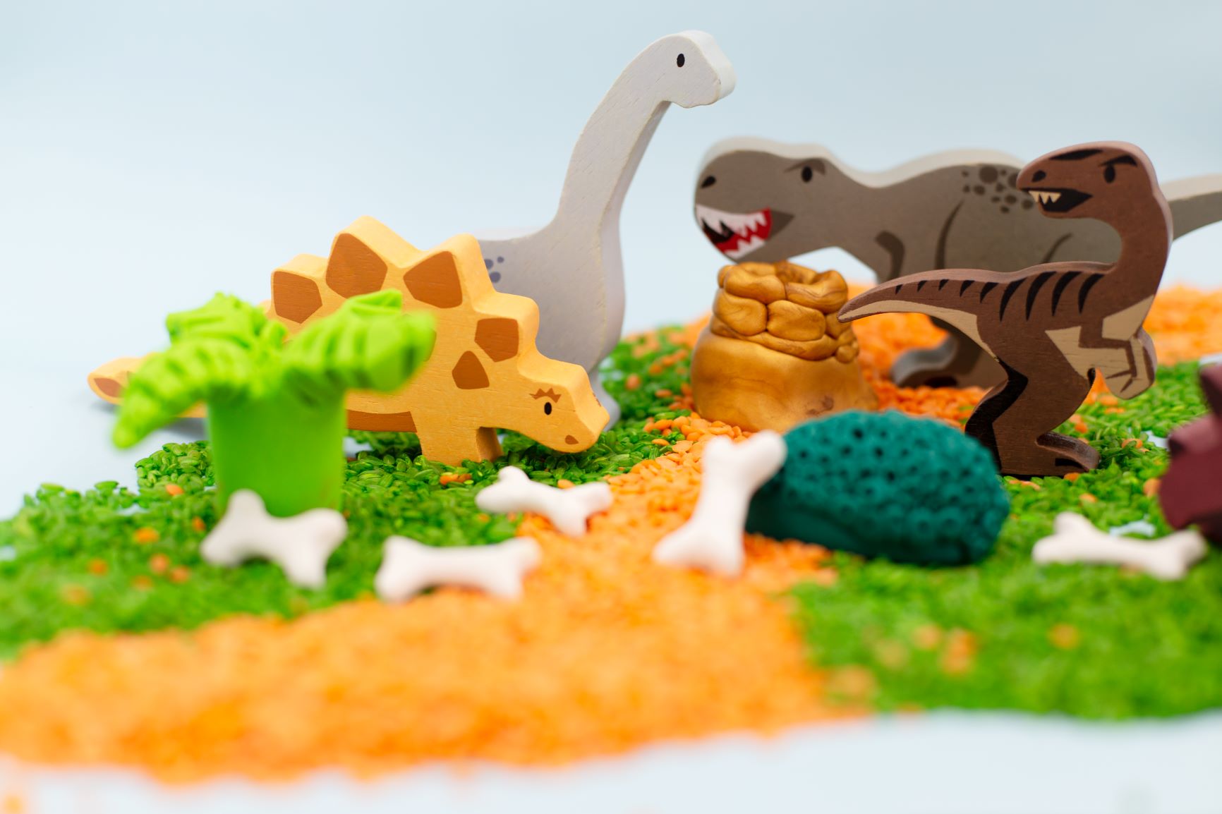 Creative Play - DIY Baked Clay Dinosaur Activity
