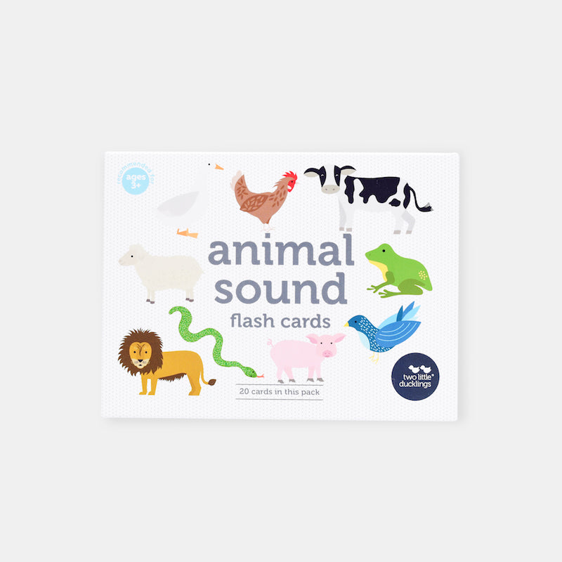 Two Little Ducklings Animal Sound Flash Cards