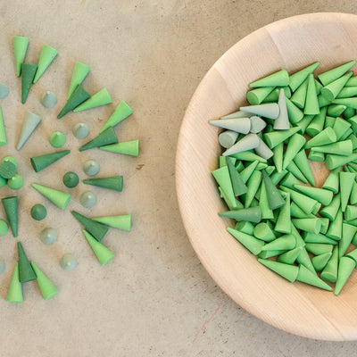 Grapat Mandala - Green Little Cones