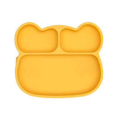 We Might Be Tiny - Bear Stickie Plate - Yellow