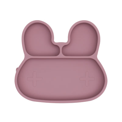 We Might Be Tiny - Bunny Stickie Plate - Dusty Rose