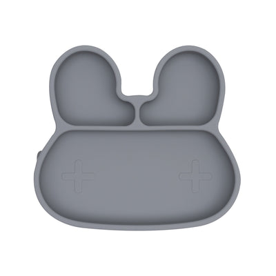We Might Be Tiny - Bunny Stickie Plate - Grey