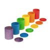 Grapat Cups with Lids Coloured - 6 pieces