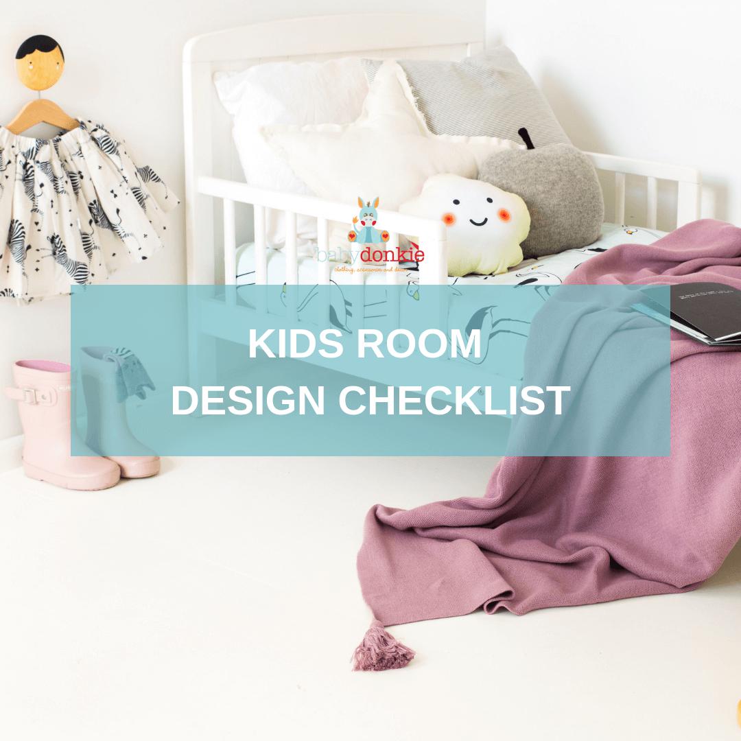 Kids Room Design Checklist