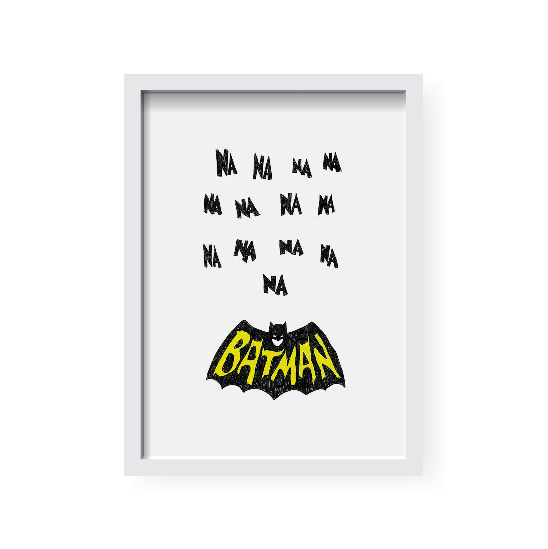 Little Batman A3 Print