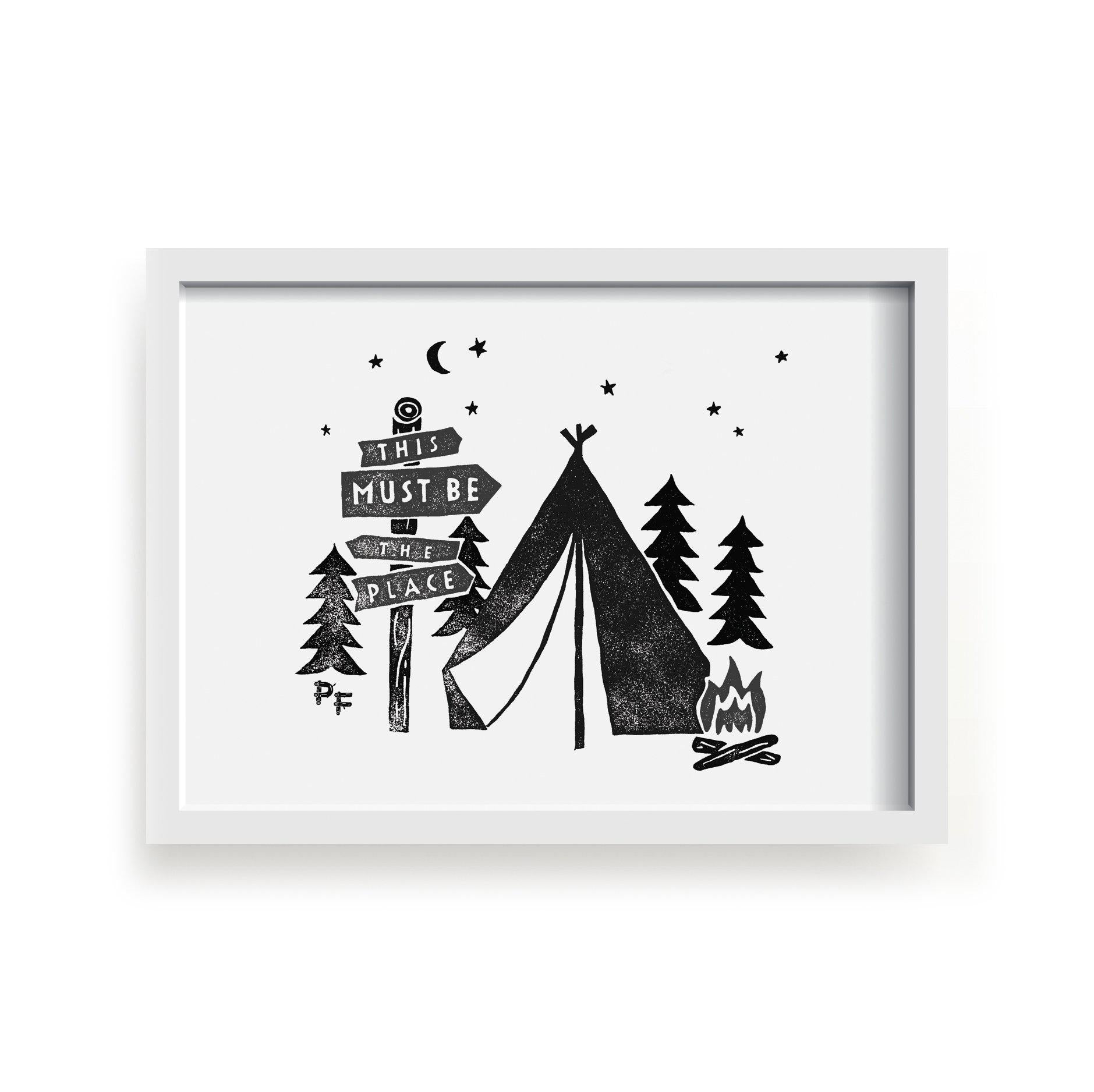 This Must Be The Place A3 Print