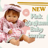 Tiny Harlow Baby Carrier - Pink Gingham