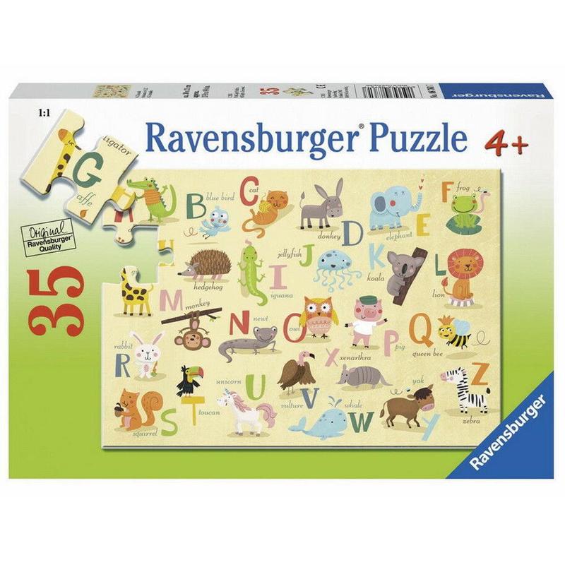 Ravensburger Puzzle - A-Z Animals Puzzle 35 pieces