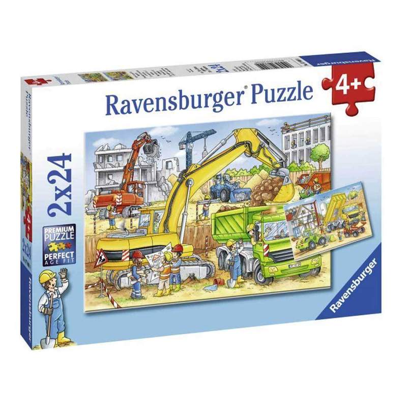 Ravensburger Puzzle - Hard at Work Puzzle 2x24 pieces