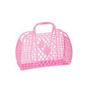 Sun Jellies Small Retro Basket - Neon Pink