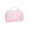 Sun Jellies Small Retro Basket - Pink