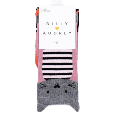 Billy Loves Audrey Paris Cat Socks