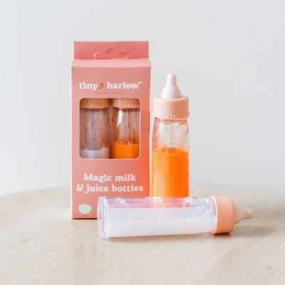 Tiny Harlow Magic Milk and Juice Bottle Set