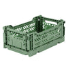 Lillemor Lifestyle Ay-Kasa Mini Folding Crate - Almond Green