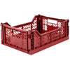 Lillemor Lifestyle Ay-Kasa Midi Folding Crate - Tile Red