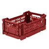 Lillemor Lifestyle Ay-Kasa Mini Folding Crate - Tile Red