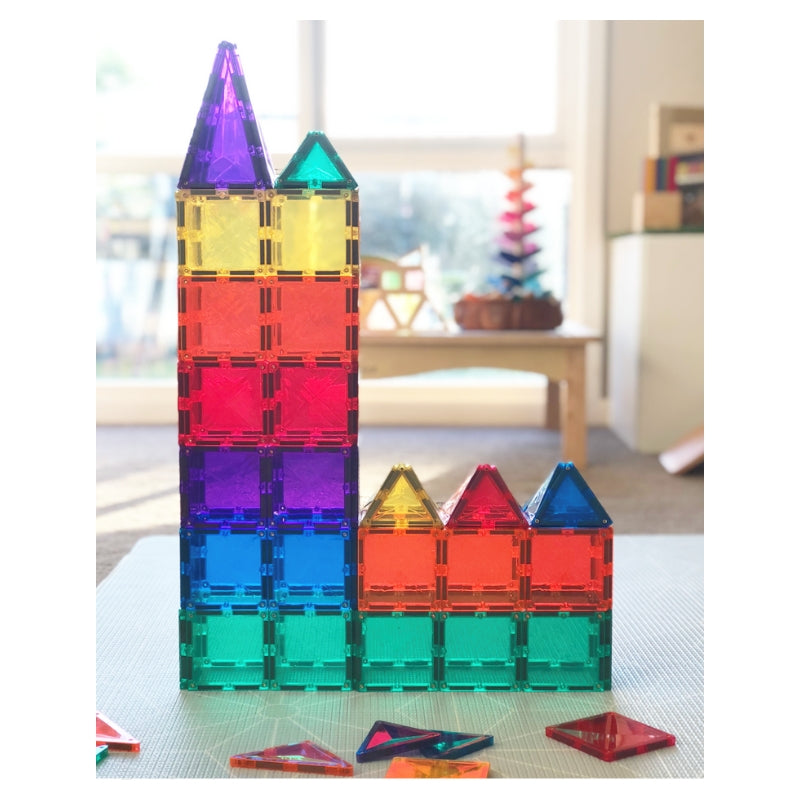 Connetix Tiles - Magnetic Building Tiles - 100 Piece Set - BabyDonkie