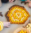 Grapat Mandala - Yellow Honeycomb
