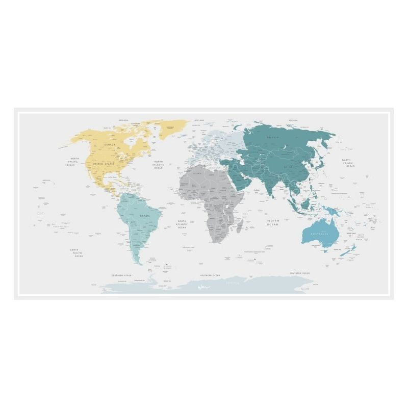 Wondermade - Large Wall Map Decal