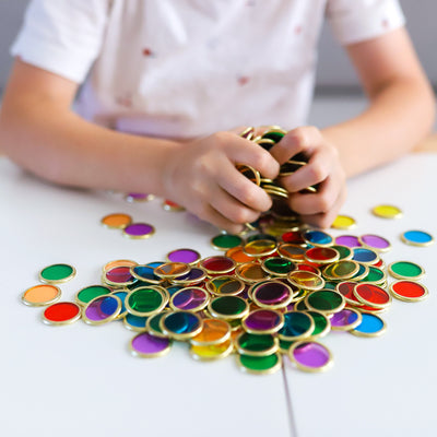 Learn and Grow Toys - Metal Rimmed Counting Chips