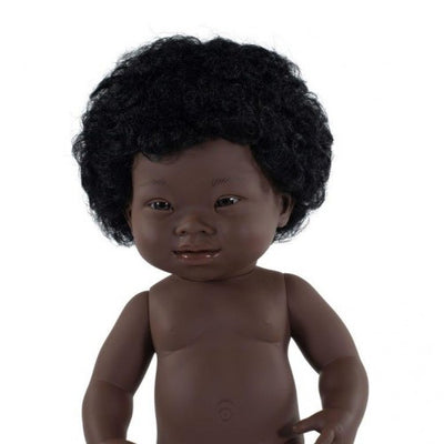 Miniland Doll African Down Syndrome Girl – 38cm