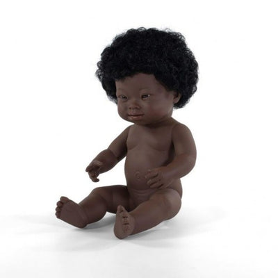 Miniland Doll African Down Syndrome Girl – 38cm