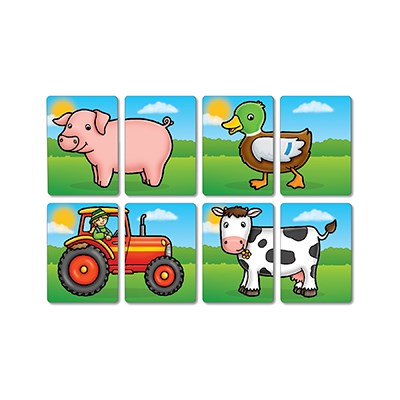 Orchard Toys - Farm Yard Heads & Tails Game