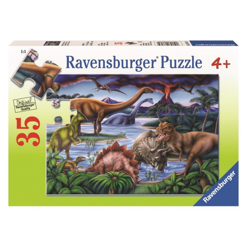 Ravensburger Puzzle - Dinosaur Playground Puzzle 35 pieces