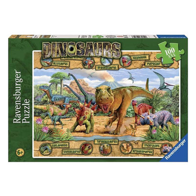 Ravensburger Puzzle - Dinosaurs Puzzle 100 pieces