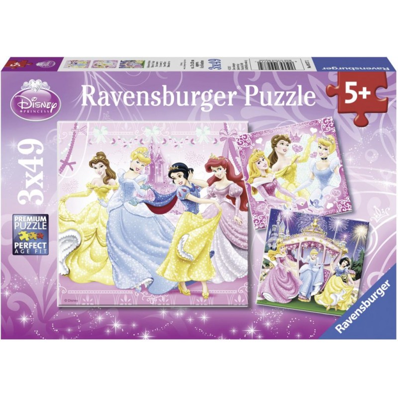 Ravensburger Puzzle - Disney Snow White Puzzle 3x49 pieces