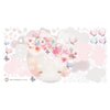 Schmooks - Sleepy Moon Wall Stickers - Pink