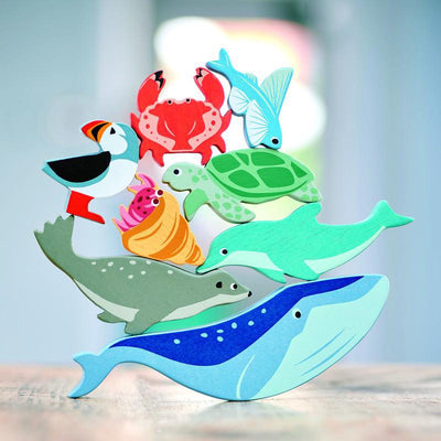 Tender Leaf Toys Wooden Animal - Whale