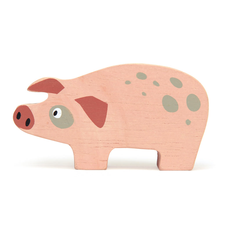 Tender Leaf Toys Wooden Animal - Pig